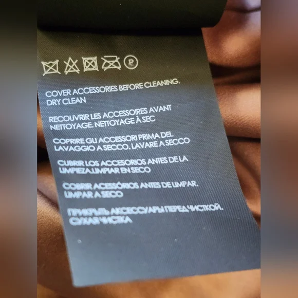 CLUB MONACO Elima Brown Trench Coat | Jacket with Belt. Size Small. NWT. - Picture 10 of 14